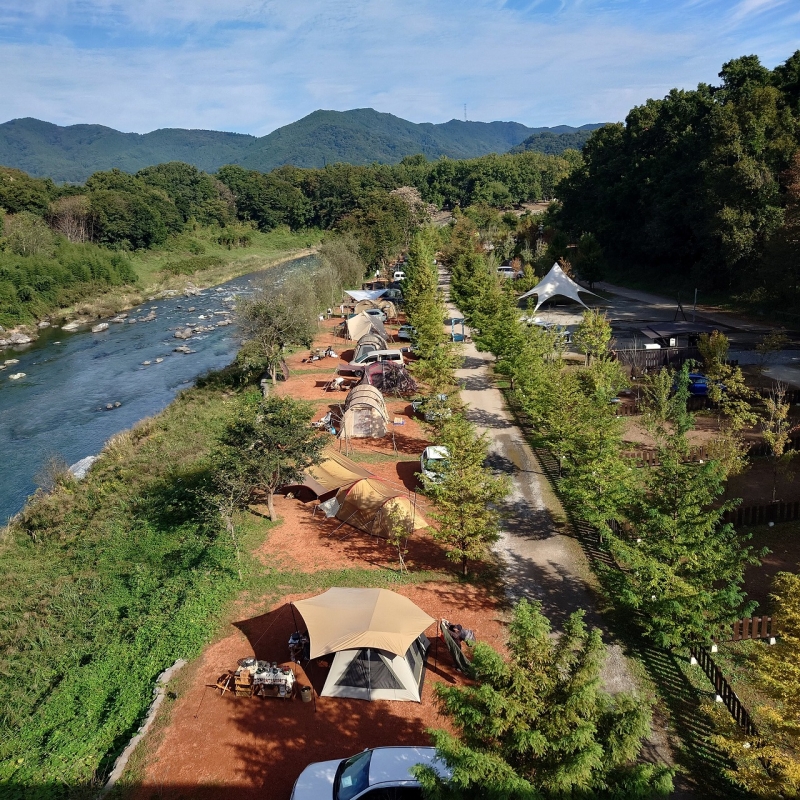 長瀞でのキャンプ