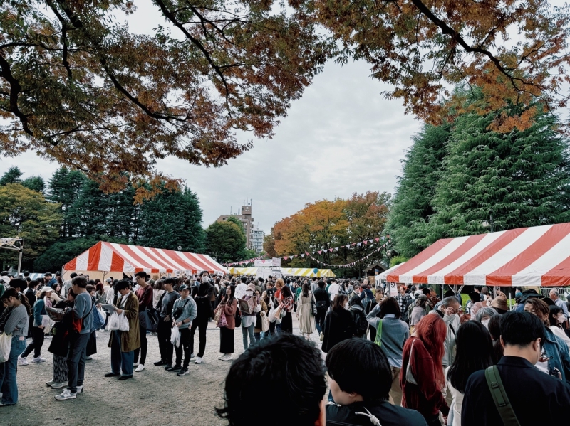 世田谷公園で味わう秋のパン旅